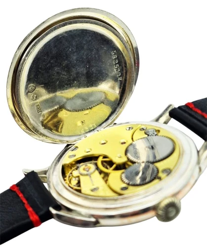 Srebrna 0.800 pasówka OMEGA Cal.35.5-T1 - doskonały stan!