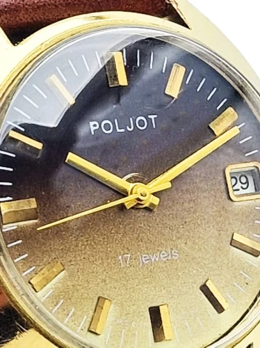 Zegarek z datownikiem Poljot lata 70 oryginał