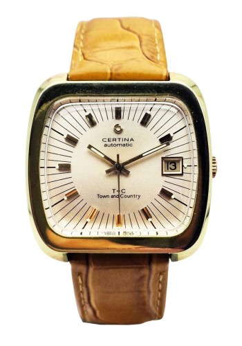 Unikatowa Certina T+C Town and Country Automatic 1971r.- idealny stan!
