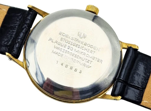 Pozłacany Glashütte Spezimatic GUB 75 - piękna renowacja!