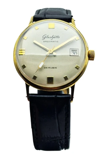 Pozłacany Glashütte Spezimatic GUB 75 - piękna renowacja!