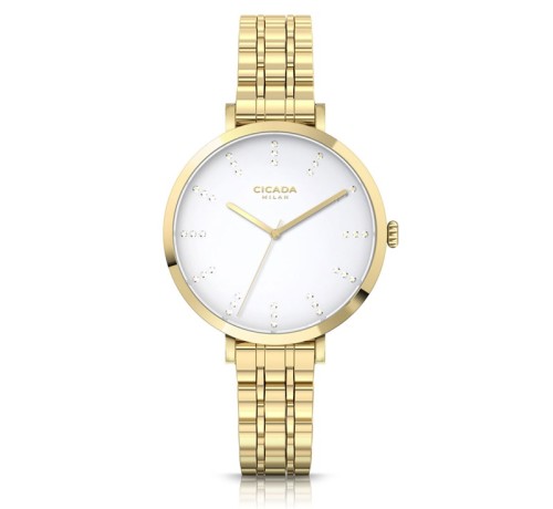 Zegarek Cicada Milan Oro Diamantina G34G1B.W2 (G34G1BW2)