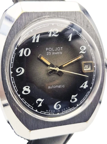 Tarcza Poljot 23 jewels gradient unikat USSR