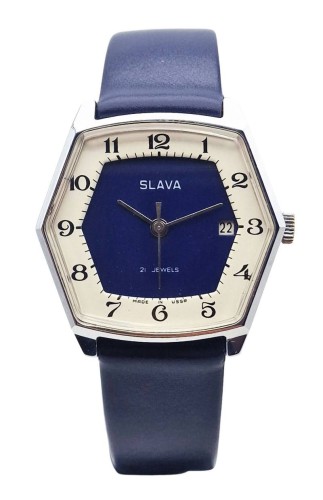 Radziecki zegarek Slava unikatowy design