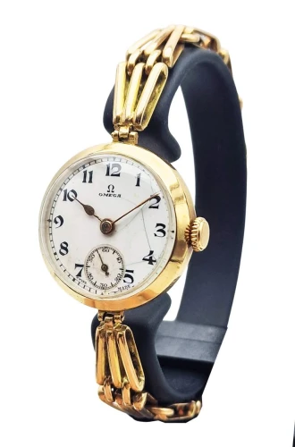 Luksusowa złota 14K (585) OMEGA z lat 20. - perfekcyjny stan!