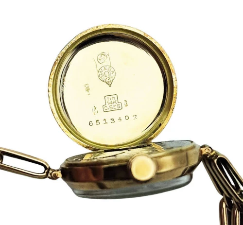 Luksusowa złota 14K (585) OMEGA z lat 20. - perfekcyjny stan!