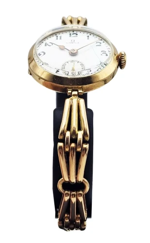 Luksusowa złota 14K (585) OMEGA z lat 20. - perfekcyjny stan!
