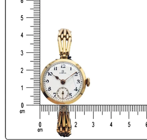 Luksusowa złota 14K (585) OMEGA z lat 20. - perfekcyjny stan!