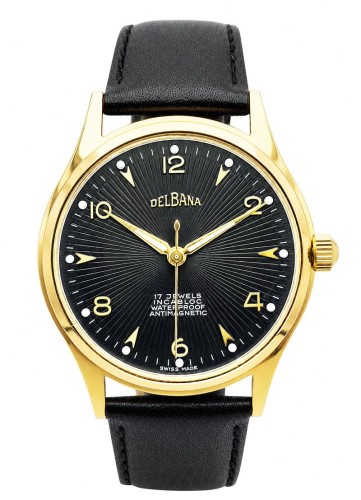 Delbana 17 Jewels Incabloc - piękna renowacja!