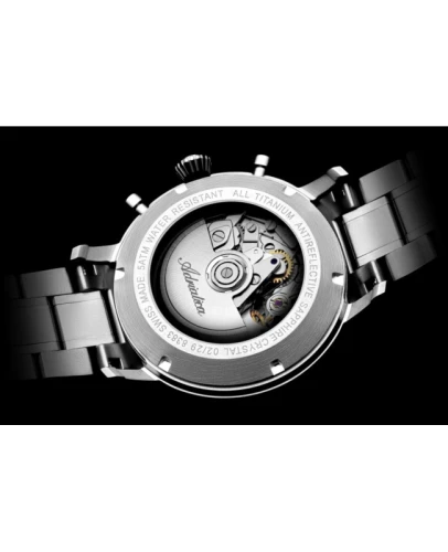 Zegarek Adriatica A8383.4114ACH (A83834114ACH) Automatic Chronograph Titanium
