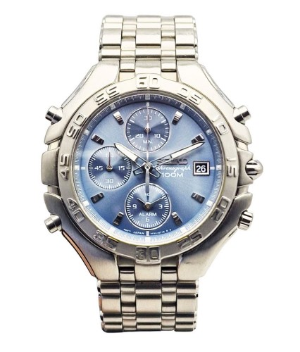 Piękny Seiko Chronograph 7T32 1991r. - idealny stan.