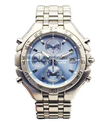 Piękny Seiko Chronograph 7T32 1991r. - idealny stan.