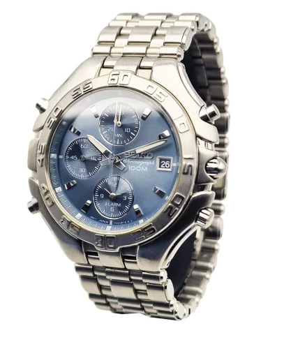 Piękny Seiko Chronograph 7T32 1991r. - idealny stan.