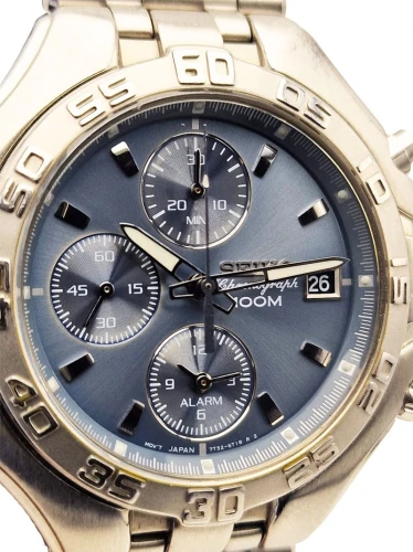 Piękny Seiko Chronograph 7T32 1991r. - idealny stan