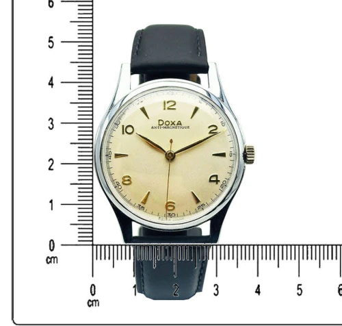 Piękna Doxa Anti-Magnetic lata 50. - profesjonalna renowacja!