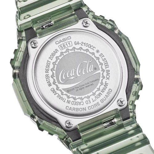 Zegarek Casio G-Shock Octagon Coca-Cola Edition GA-2100CC-3A (GA2100CC3A)