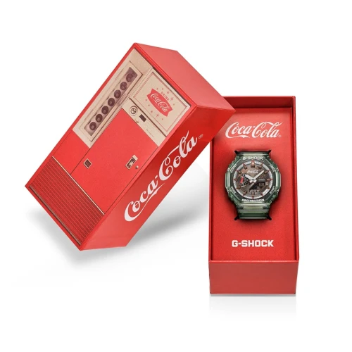 Zegarek Casio G-Shock Octagon Coca-Cola Edition GA-2100CC-3A (GA2100CC3A)