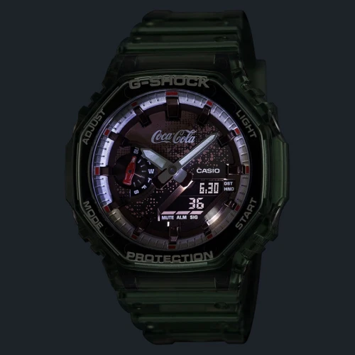 Zegarek Casio G-Shock Octagon Coca-Cola Edition GA-2100CC-3A (GA2100CC3A)