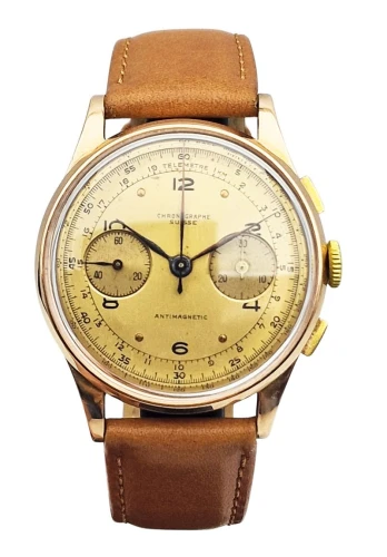 Unikatowy Chronographe Suisse Landeron 51 - doskonały stan!