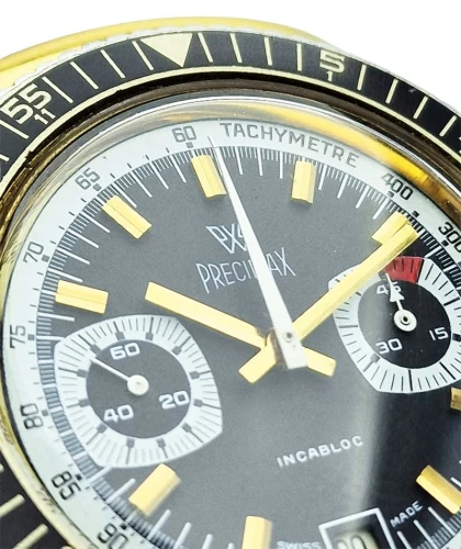 Unikatowy Precimax Chronograph Valjoux 7734 lata 70. - doskonały stan!