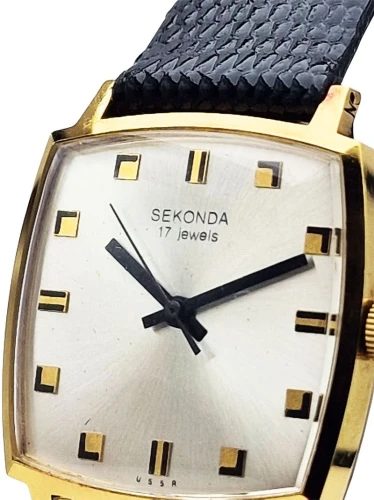 Luksusowy zegarek męski retro Sekonda