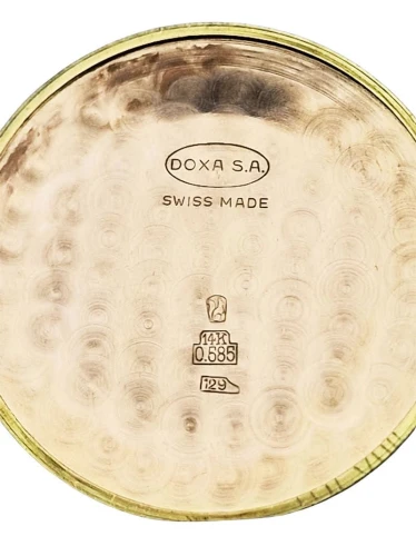 Złota 14K Doxa Anti-Magnetique Cal. 1147 lata 50. - idealny stan!