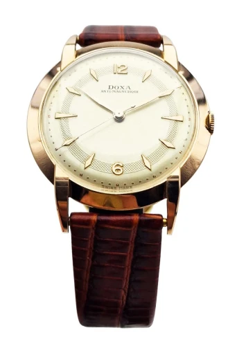 Złota 14K Doxa Anti-Magnetique Cal. 1147 lata 50. - idealny stan!