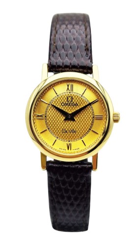 Piękna, złota 18K Omega De Ville z 1998r. - doskonały stan!
