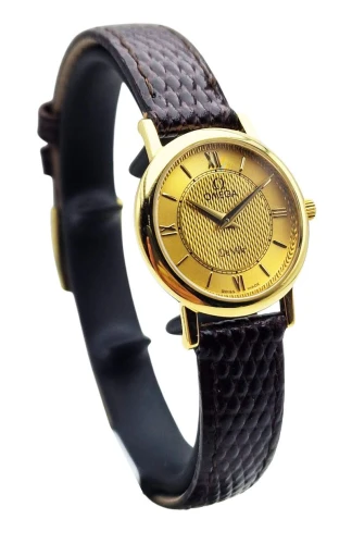 Piękna, złota 18K Omega De Ville z 1998r. - doskonały stan!