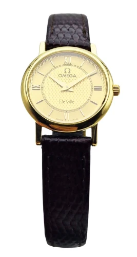 Piękna, złota 18K Omega De Ville z 1998r. - doskonały stan!