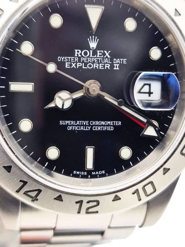 Rolex Oyster Perpetual Date Explorer II, ref. 16570 2000r. - full set!
