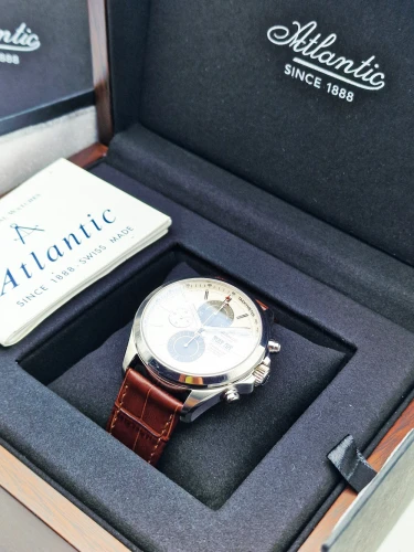 Atlantic Worldmaster Chronograph Automatic ref. 55860.41.21 Limited Edition 117/120 - doskonały stan!