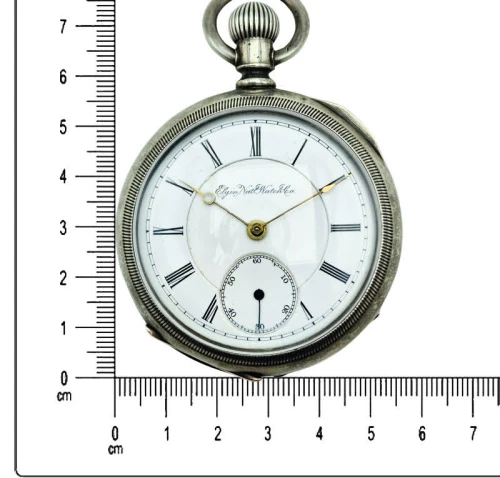 Srebrny 800. Elgin B.W. Raymond z 1889r - idealny, 100% oryginał!