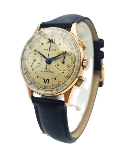 Używany zegarek Breitling Chronograph z lat 40. - Profesjonalna renowacja!