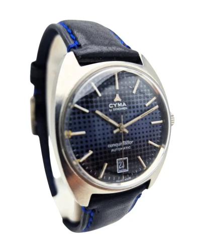 Używany zegarek Cyma Synchron Automatic lata 70. - Piękny, 100% oryginał