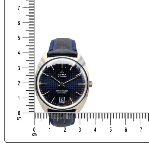 Używany zegarek Cyma Synchron Automatic lata 70. - Piękny, 100% oryginał
