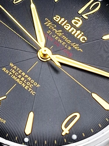Atlantic Worldmaster 21 Jewels lata 60. - bardzo dobry stan!