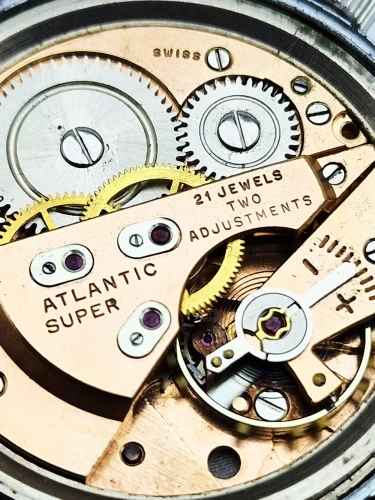 Atlantic Worldmaster 21 Jewels lata 60. - bardzo dobry stan!