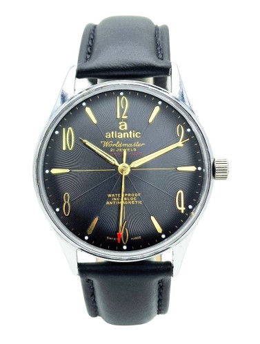 Atlantic Worldmaster 21 Jewels lata 60. - bardzo dobry stan!