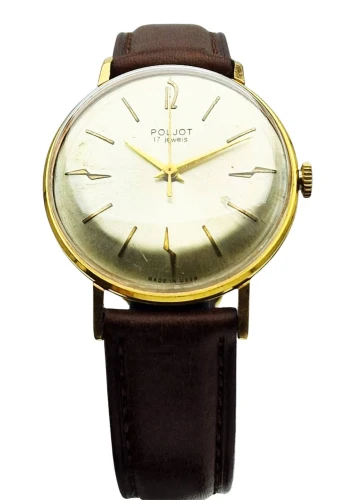 Poljot 17 Jewels - Złocona koperta!