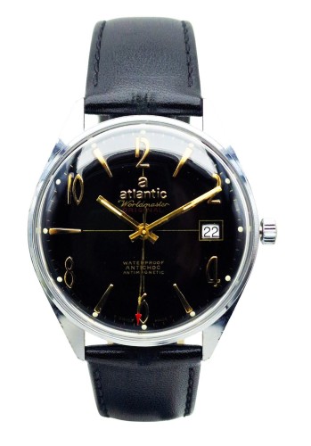 Unikatowy Atlantic Worldmaster 17 Jewels lata 70. - 100 % Originalny Perfekcyjny stan!