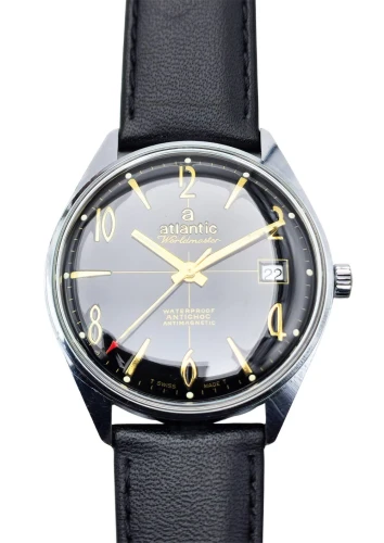 Unikatowy Atlantic Worldmaster 17 Jewels lata 70. - 100 % Originalny Perfekcyjny stan!