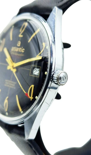Unikatowy Atlantic Worldmaster 17 Jewels lata 70. - 100 % Originalny Perfekcyjny stan!