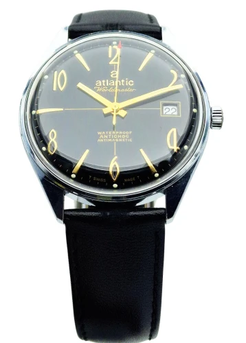 Unikatowy Atlantic Worldmaster 17 Jewels lata 70. - 100 % Originalny Perfekcyjny stan!