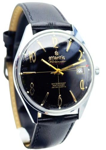 Unikatowy Atlantic Worldmaster 17 Jewels lata 70. - 100 % Originalny Perfekcyjny stan!