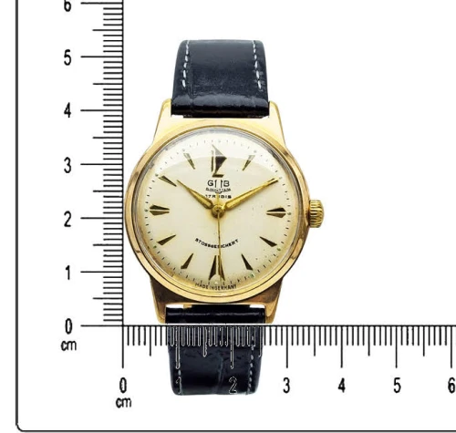 Pozłacany Glashutte lata 50. - 100% Oryginalny, nieodnawiany!