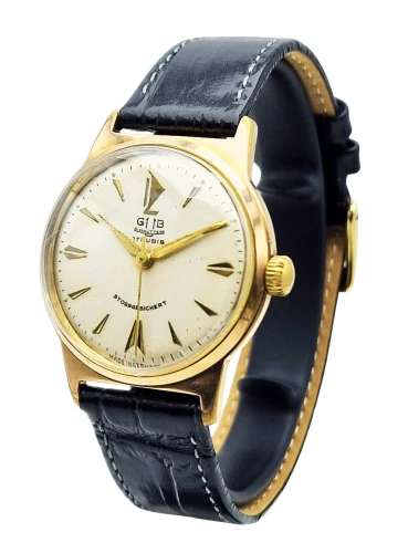 Pozłacany Glashutte lata 50. - 100% Oryginalny, nieodnawiany!
