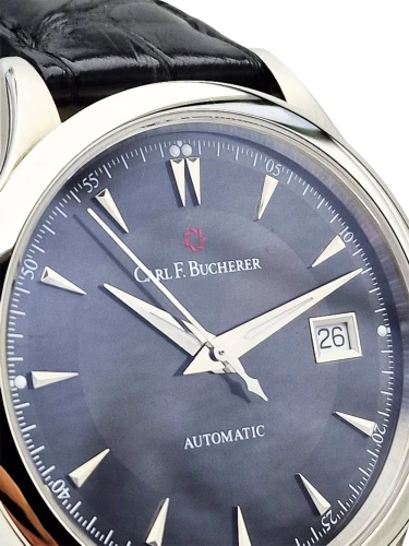 Carl F.Bucherer Manero AutoDate - Fabryczny Komplet, Ideał!