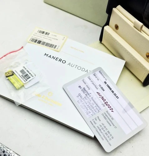 Carl F.Bucherer Manero AutoDate - Fabryczny Komplet, Ideał!