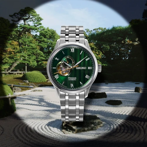 Zegarek Seiko Presage Japanese Garden Automatic Open Heart SSA463J1 (id: 15067)